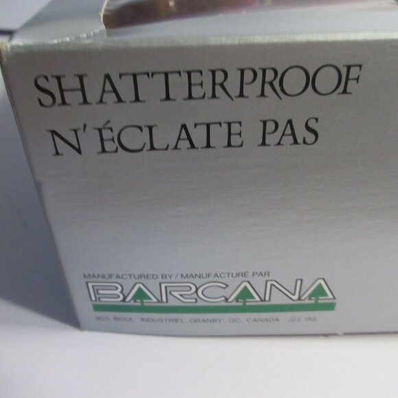 9 BARCANA Pink Iridescent Plastic Ornament Globe Light Covers CANADA Vintage 3" - Picture 12 of 12